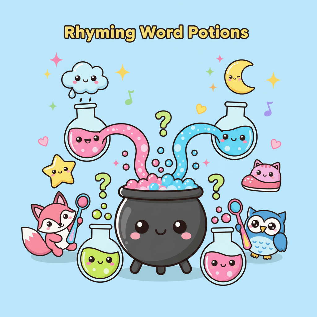 Rhyming Word Potions Lab! - Activity Thumbnail (AI Generated)