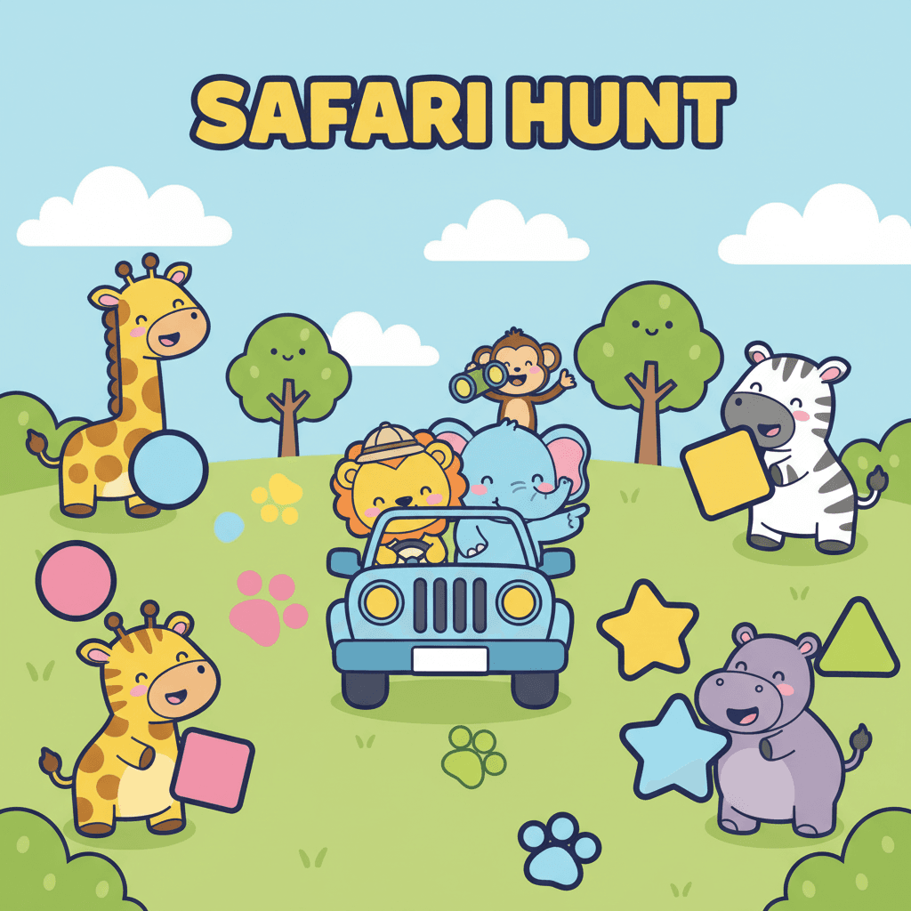 Sight Word Safari Hunt - Activity Thumbnail (AI Generated)