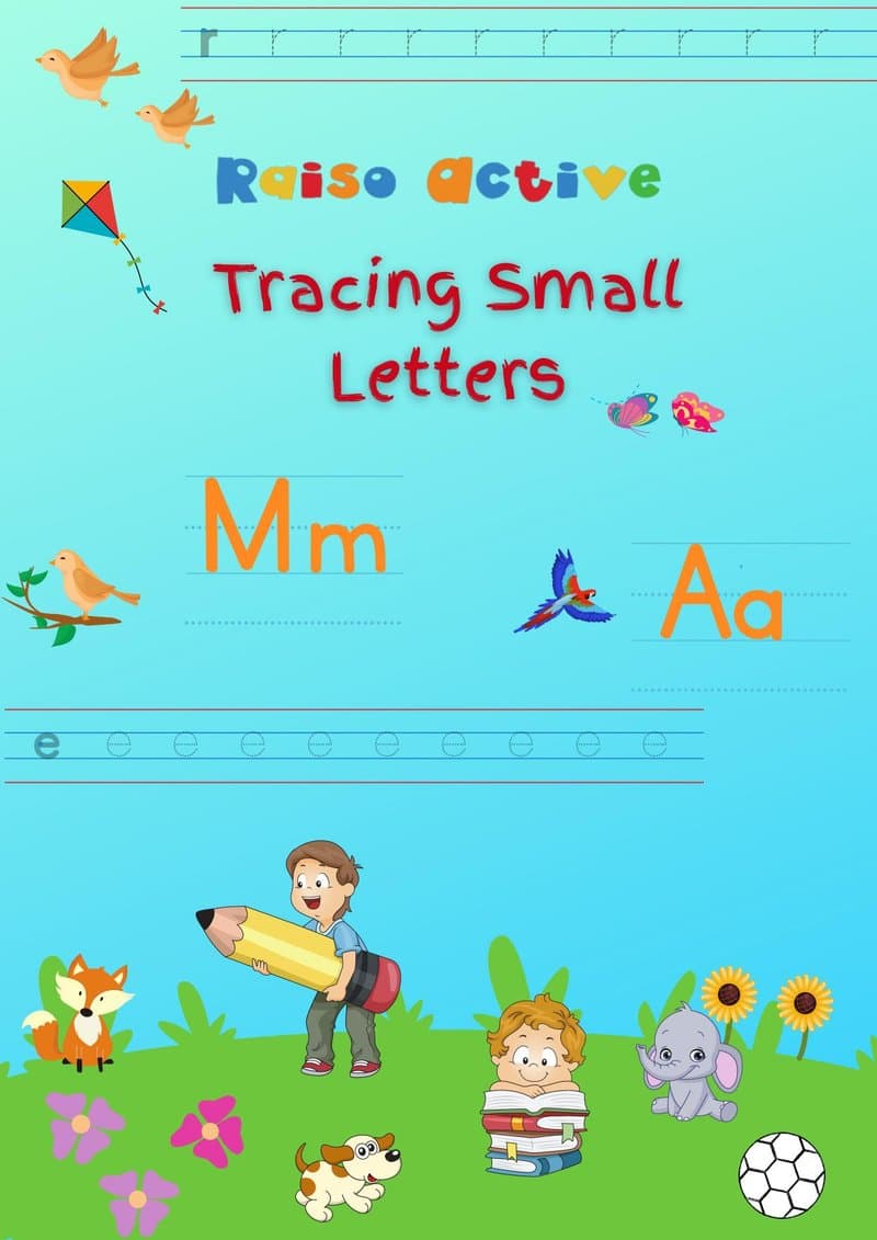 Alphabet Letter Tracing Activity Book - Uppercase & Lowercase A-Z for Ages 3-6 - Page 1