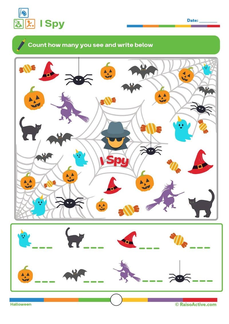 Halloween & Fall Activity Book: Math, Literacy & Science for Ages 4-8 - Page 3