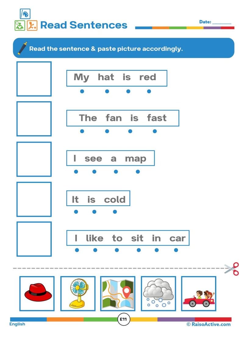 Month 7 Play Based Learning Worksheets (4-5 Yr) | Literacy, Math & EVS - Page 14