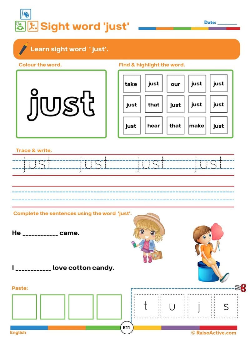 Month 9 Play-Based Learning Worksheets for 5-6 Year Olds - Literacy, Math & Science Pack - Page 14
