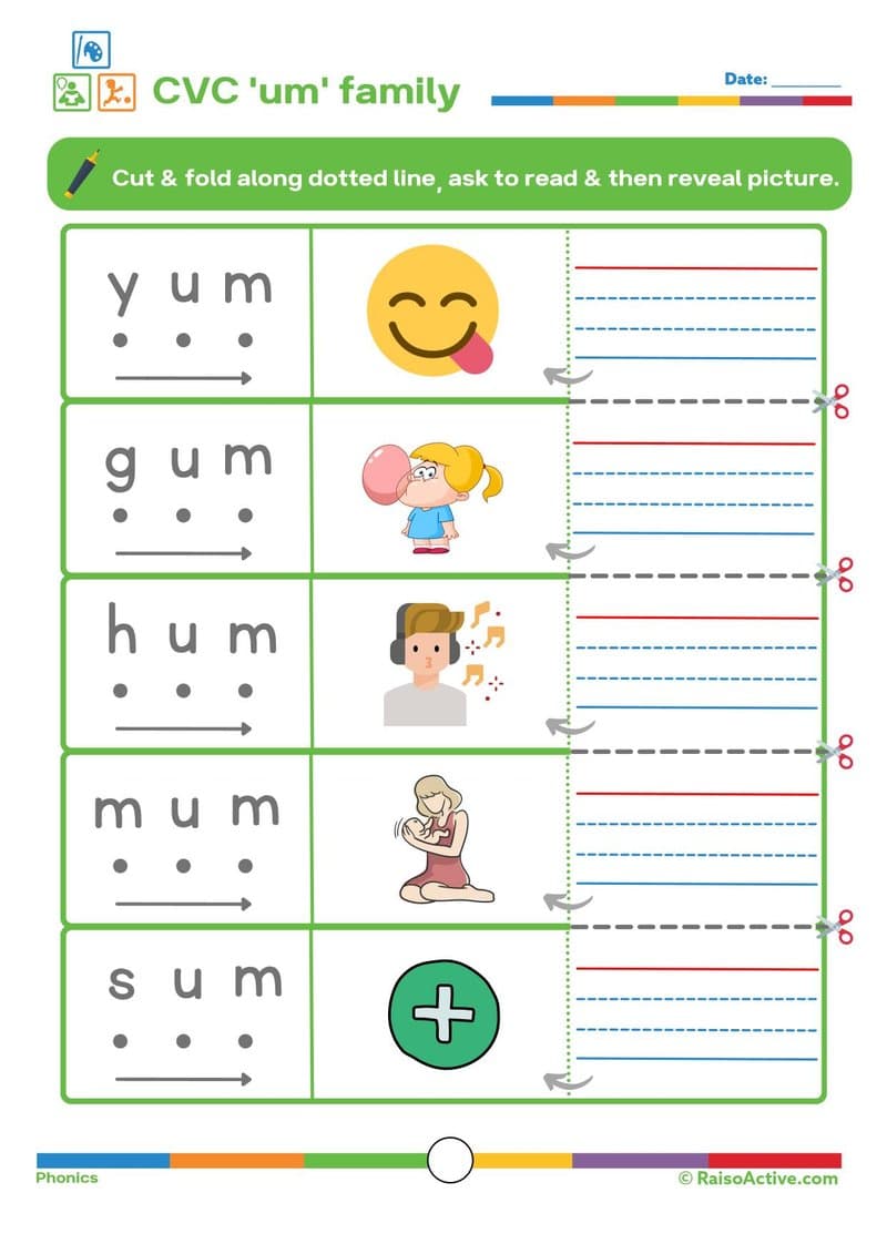 Phonics Level 2 Worksheets: CVC, CCVC, CVCC Words & Blends (Ages 4-7) - Page 9