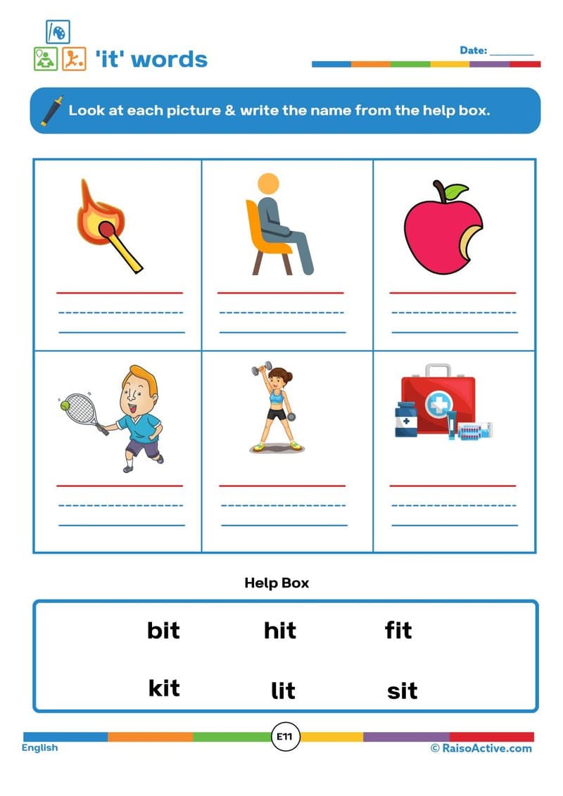 Play-Based Learning Activity Book for 4-5 Year Olds: Literacy, Math & EVS Worksheets - Page 14