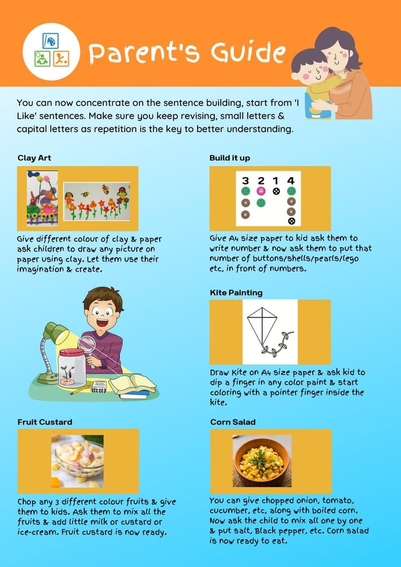 Play-Based Learning Activity Book for 4-5 Year Olds: Literacy, Math & EVS Worksheets - Page 2