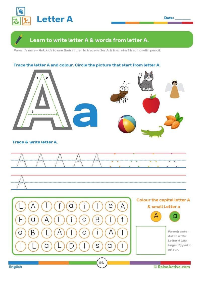 Play-Based Learning Activity Book for 4-5 Year Olds - Literacy, Math & EVS Worksheets - Page 9