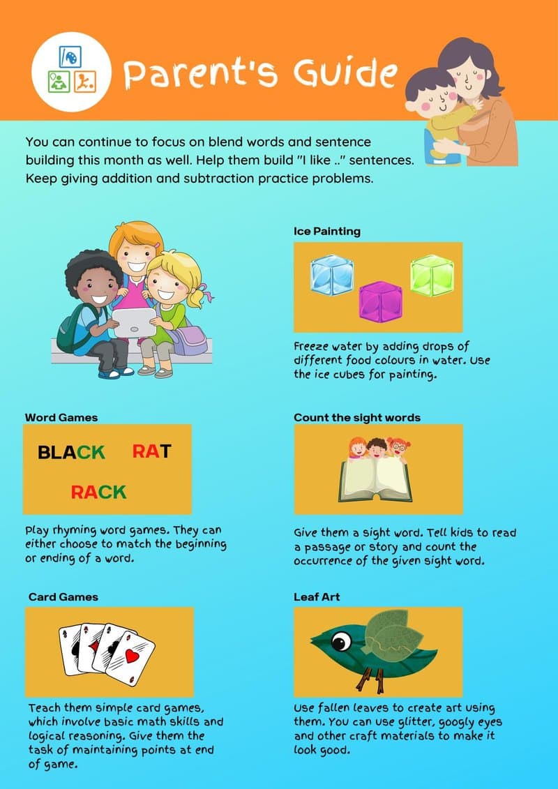 Play-Based Learning Activity Book for 5-6 Year Olds: Blends, Sight Words, Math & Science - Page 2