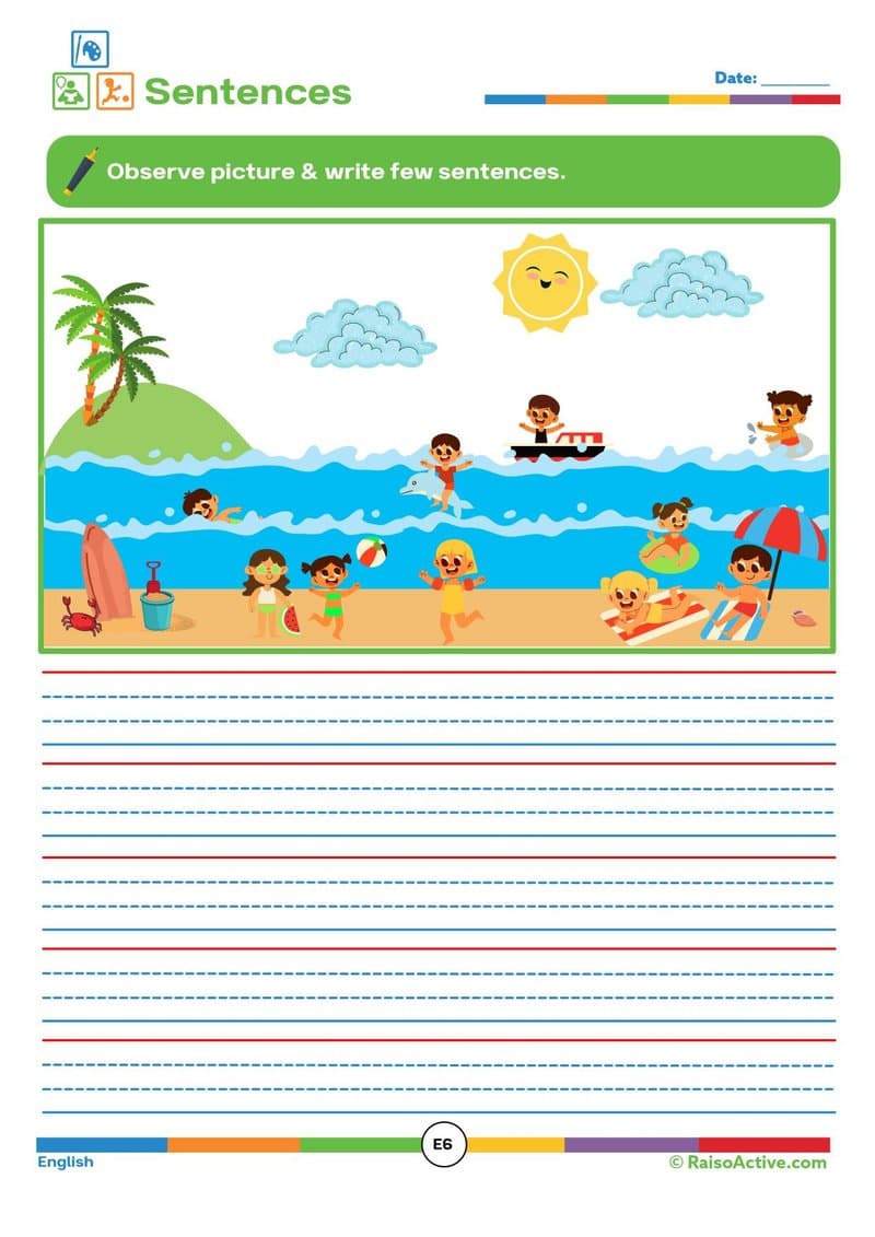 Play Based Learning Activity Book for 5-6 Year Olds: English, Math, EVS & Crafts - Page 9