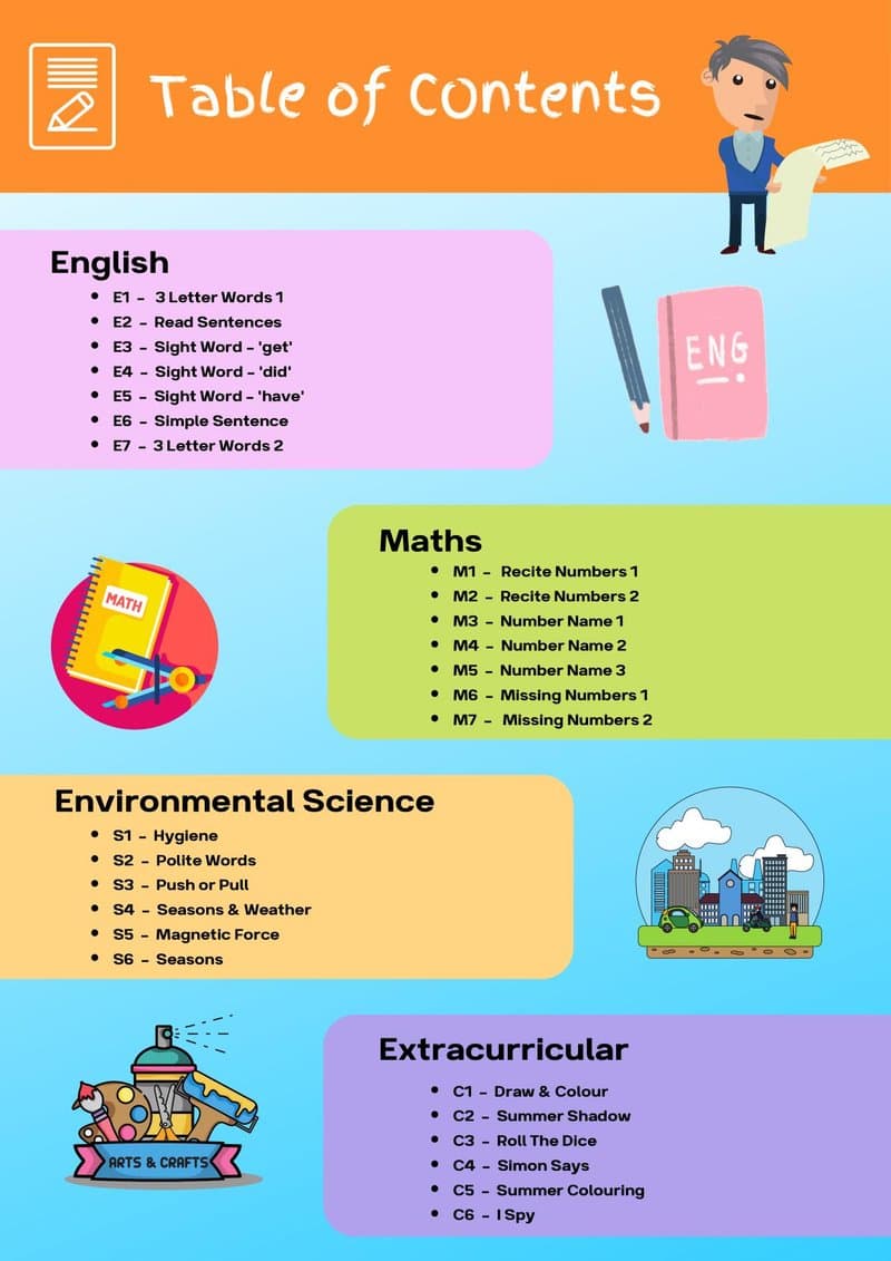 Play-Based Learning Activity Book: Literacy, Math, Science & Movement (Ages 5-6) - Page 3