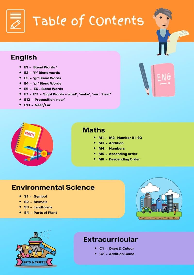 Play-Based Learning Worksheets (5-6 Yrs): Literacy, Math, EVS & Art - Page 3