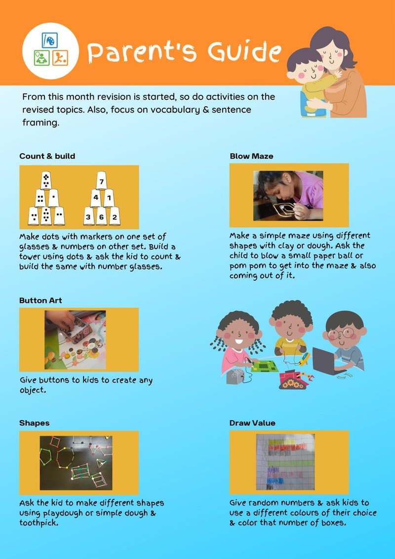 Play-Based Learning Worksheets for 3-4 Year Olds: Math, English, EVS & Art - Page 3