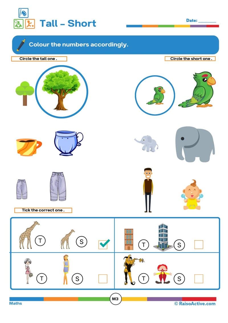 Play-Based Learning Worksheets for 3-4 Year Olds: Math, English, EVS & Art - Page 9