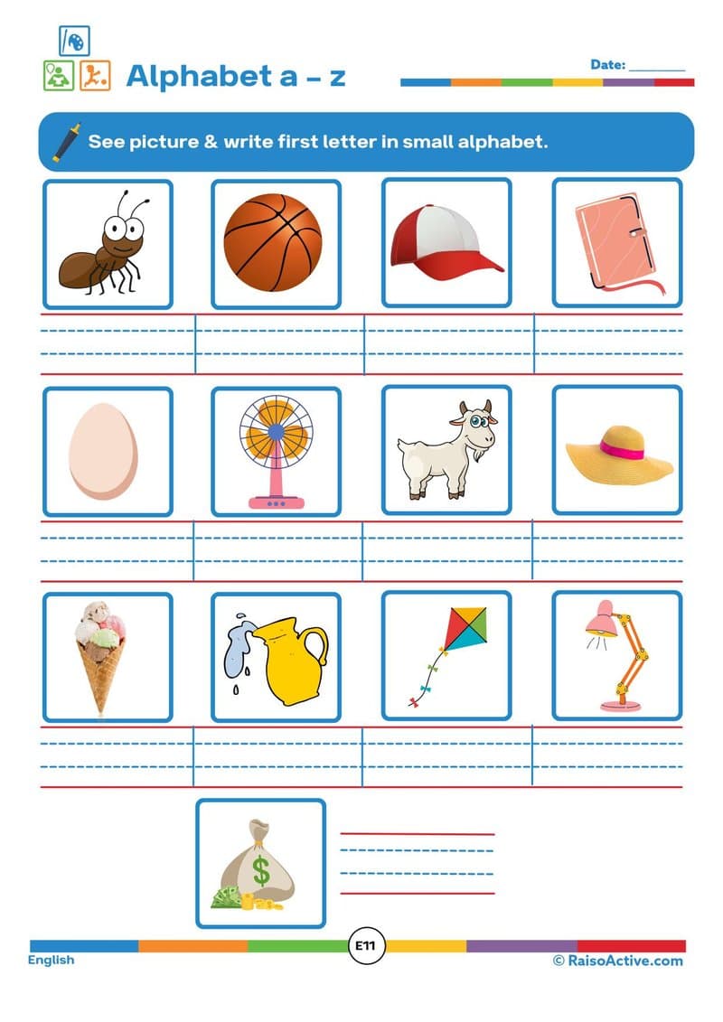 Play Based Learning Worksheets for 4-5 Year Olds | English, Math, EVS & Crafts - Page 14