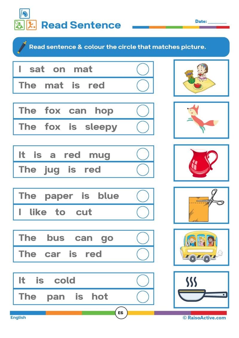 Play-Based Learning Worksheets for 4-5 Year Olds: English, Math, EVS & More - Page 9