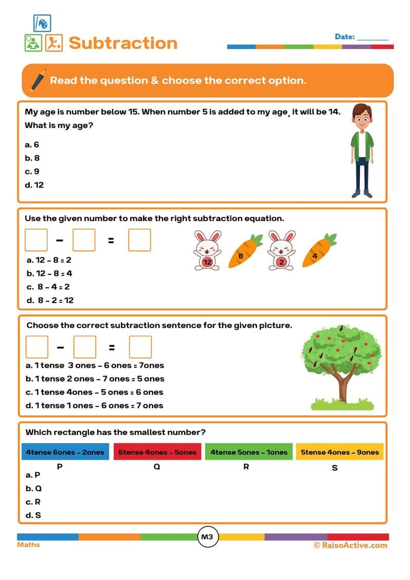 Play-Based Learning Worksheets for 6-7 Year Olds: English, Math & EVS Activities - Page 14