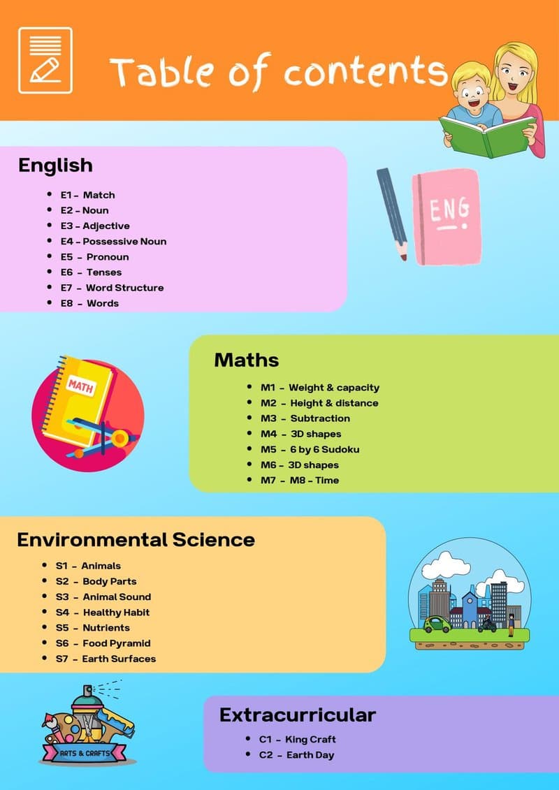Play-Based Learning Worksheets for 6-7 Year Olds: English, Math & EVS Activities - Page 3