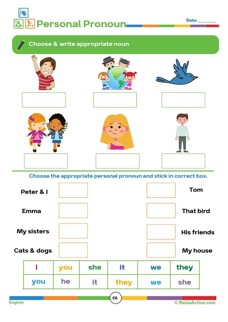 Play-Based Learning Worksheets for 6-7 Year Olds - English, Math, EVS & Arts - Page 9