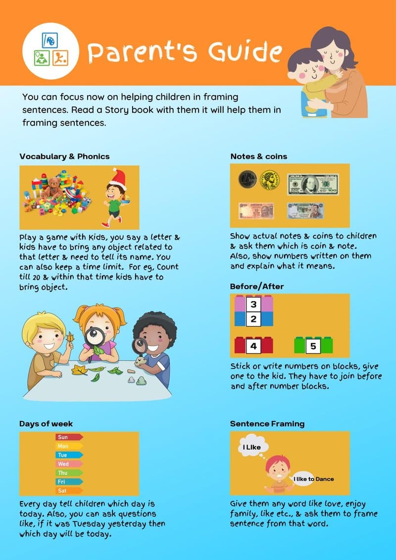 Play Based Learning Worksheets for Ages 3-4: English, Math, EVS & Activities - Page 3