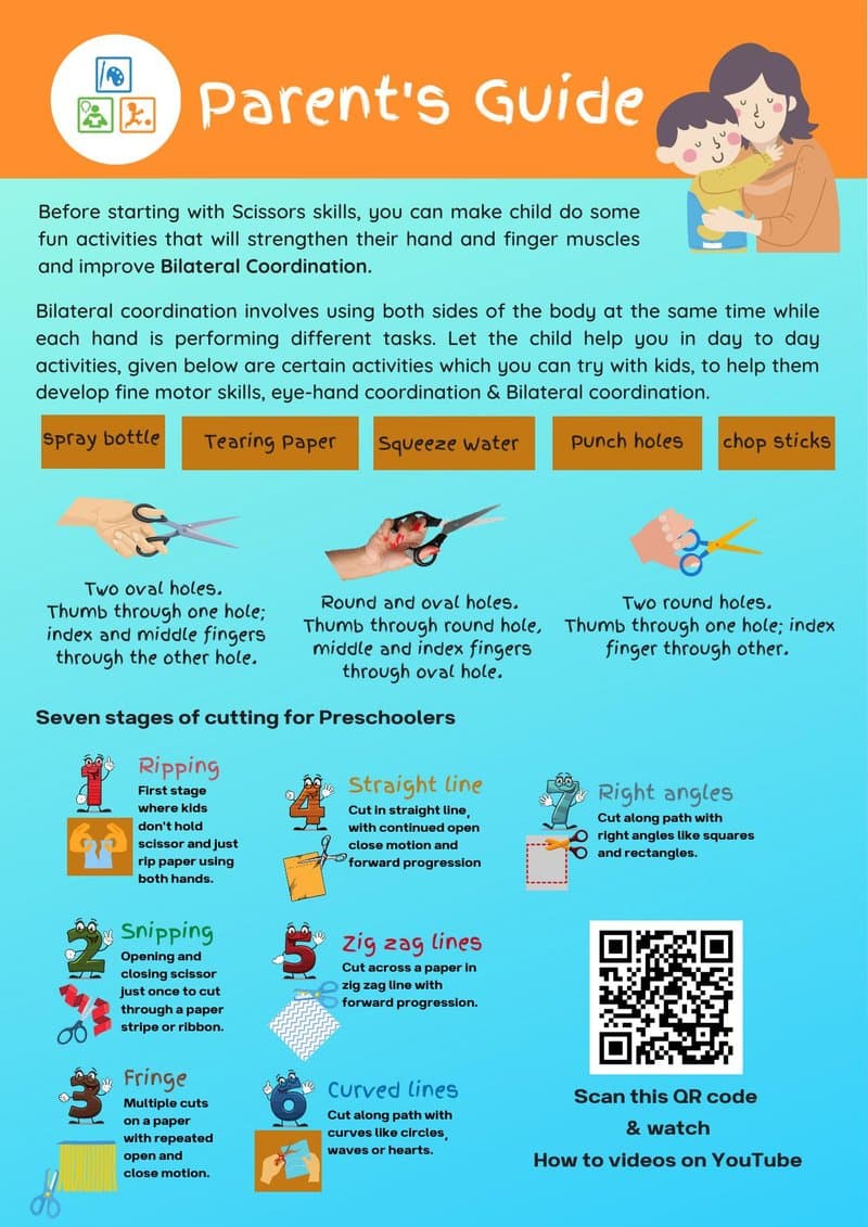 Preschool Scissor Skills & Craft Activity Book: Fine Motor Development for Ages 3-6 - Page 3