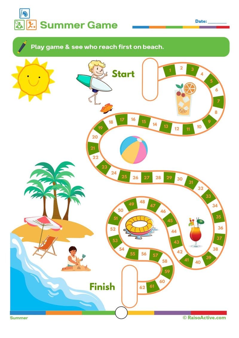 Summer Activity Pack: Counting, Literacy, & Sudoku Worksheets for Preschool to Grade 2 - Page 14